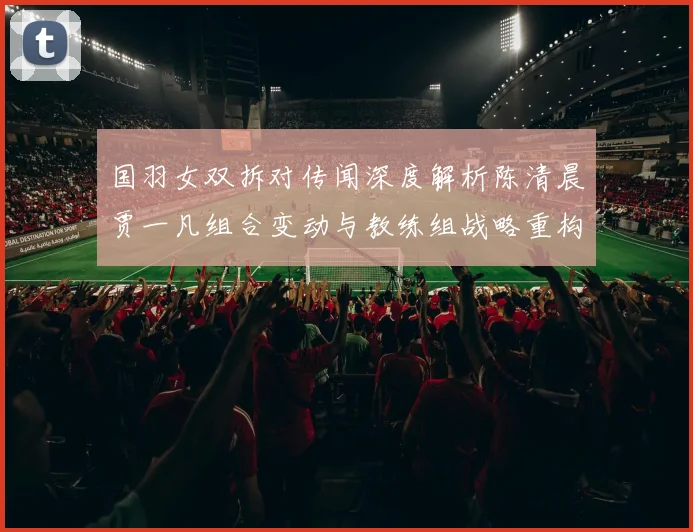 国羽女双拆对传闻深度解析陈清晨贾一凡组合变动与教练组战略重构